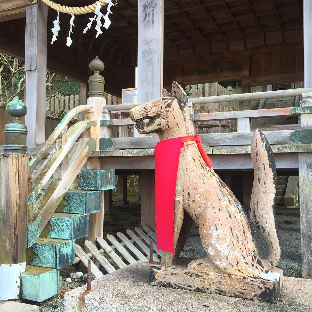 有馬稻荷神社的守護神-狐狸｜有馬溫泉有馬稻荷神社 有馬溫泉一泊二食行程 有馬溫泉必去景點懶人包