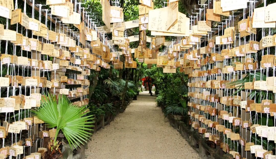 青島神社的繪馬古道掛滿信徒的願望｜南九州行程 南九州景點 宮崎景點 青島景點